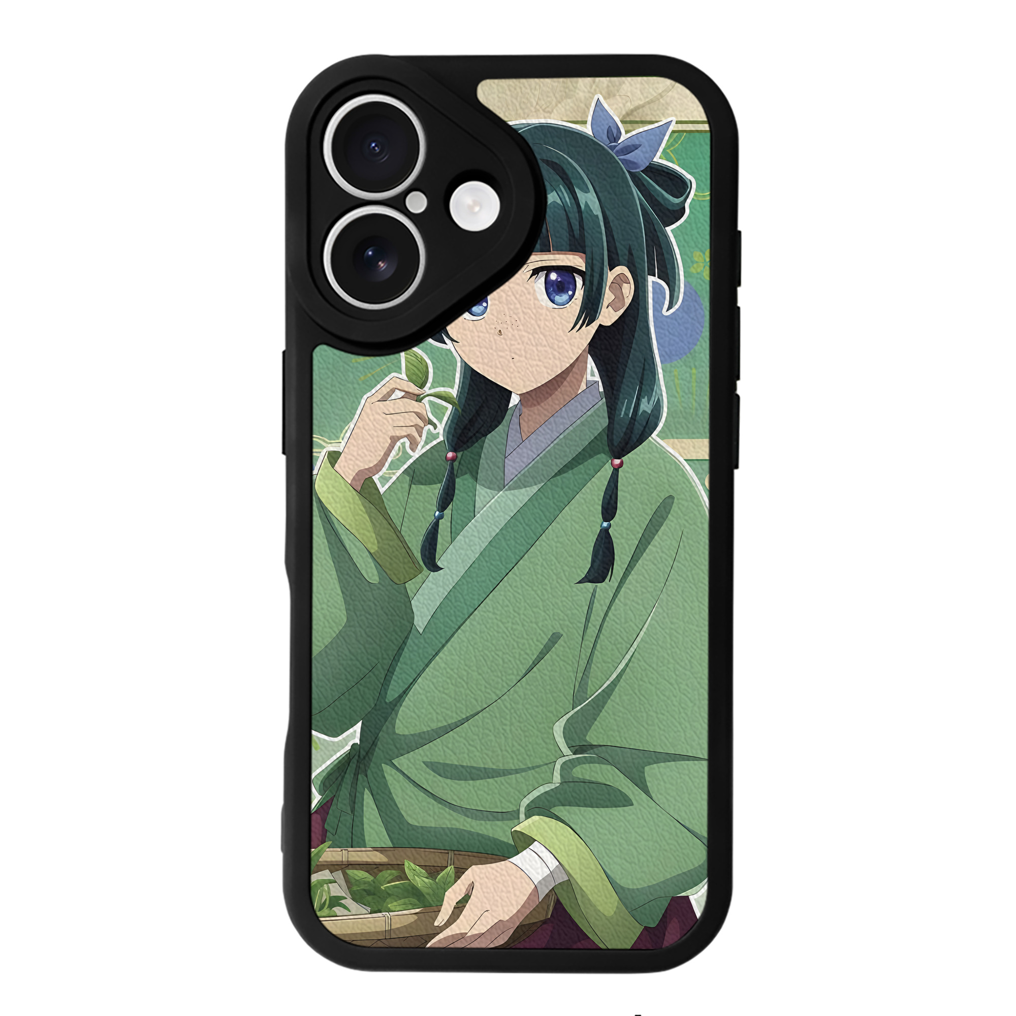 （画像用） 薬屋のひとりごと The Apothecary Diaries 【iPhone 16シリーズ対応】シリコンスマホケース（レザー調） 材質：シリコン